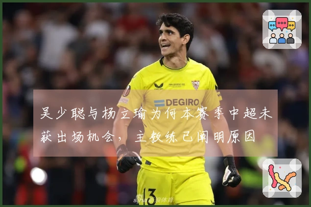 吴少聪与杨立瑜为何本赛季中超未获出场机会，主教练已阐明原因